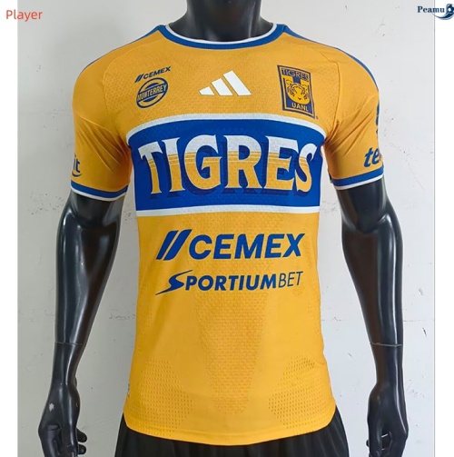 Peamu: Novo Camisola Futebol Tigres UANL Player Principal Equipamento 2026-2027