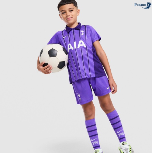 Peamu: Novo Camisola Futebol Tottenham Hotspur Criança Terceiro Equipamento 2026-2027