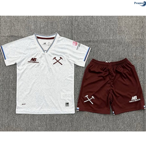 Peamu: Desconto Camisola Futebol West Ham United Criança Alternativa Equipamento 2026-2027