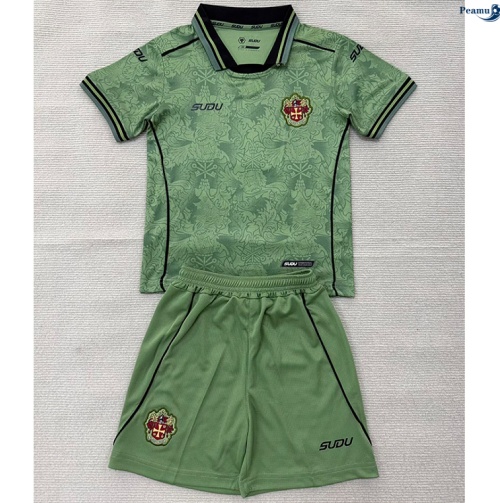 Peamu: Comprar Camisola Futebol Wolverhampton Criança Equipamento Goleiro Verde 2026-2027