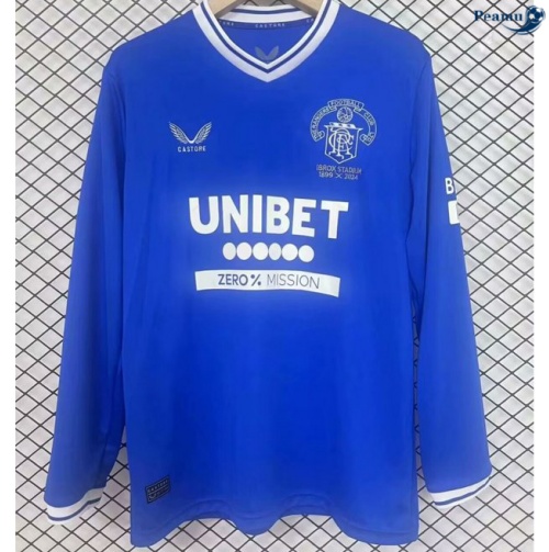 Novos Camisola Futebol Rangers Equipamento 125e aniversário Manga comprida 2024-2025