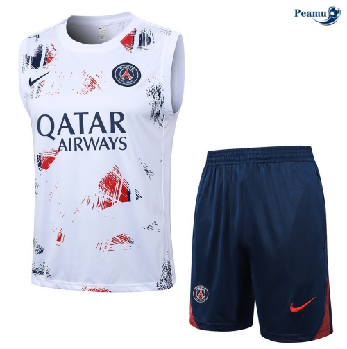 Comprar Camisola Futebol PSG Debardeur Training 2024-2025 Branco