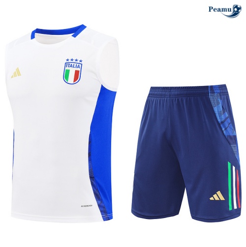 Desconto Camisola Futebol Italia Debardeur Training 2024-2025 Branco