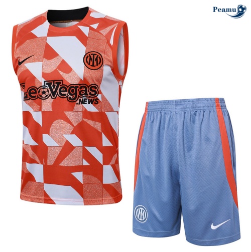 Vender Camisola Futebol Inter Milan Debardeur Training 2024-2025 cor laranja