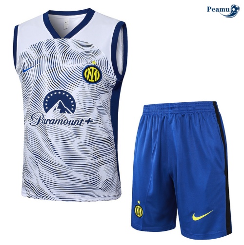 Loja Camisola Futebol Inter Milan Debardeur Training 2024-2025 Branco