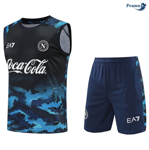 Vender Camisola Futebol Naples Debardeur Training 2024-2025 Azul