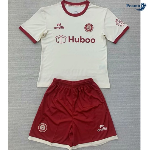 Desconto Camisola Futebol Bristol City Crianças Alternativa Equipamento 2024-2025