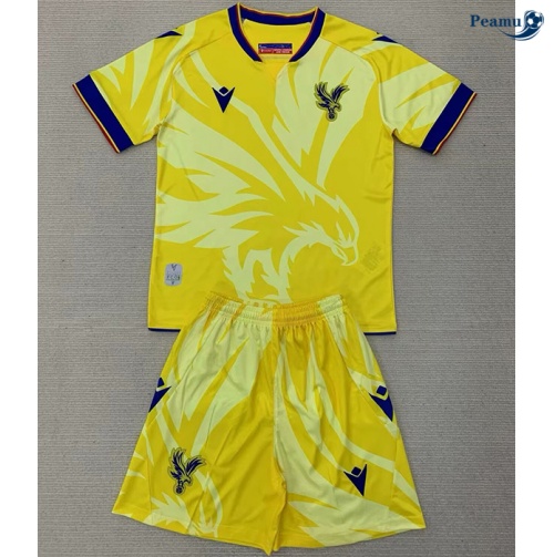Novos Camisola Futebol Crystal Palace Crianças Alternativa Equipamento 2024-2025