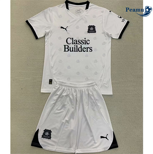 Criar Camisola Futebol Plymouth Argyle Crianças Alternativa Equipamento 2024-2025