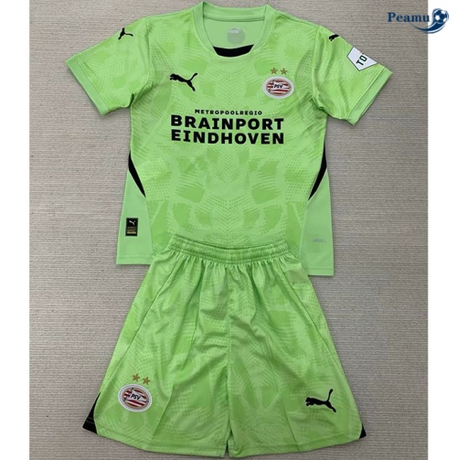 Venda Camisola Futebol PSV Eindhoven Crianças Equipamento goleiro Verde 2024-2025
