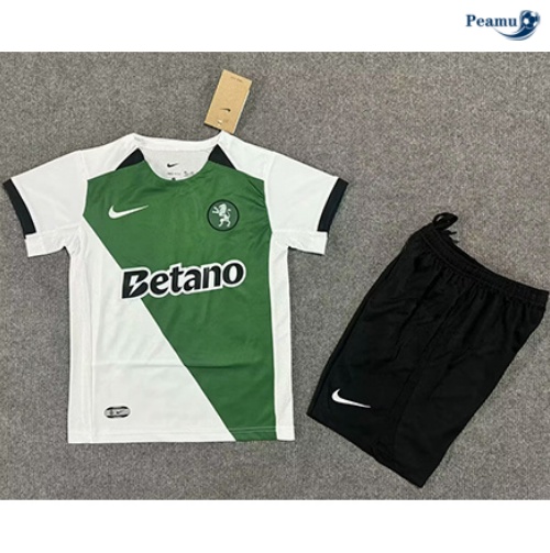 Novos Camisola Futebol Sporting Lisbon Crianças Equipamento 100e aniversário 2024-2025