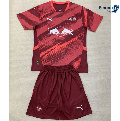 Novo Camisola Futebol RB Leipzig Crianças Alternativa Equipamento 2024-2025
