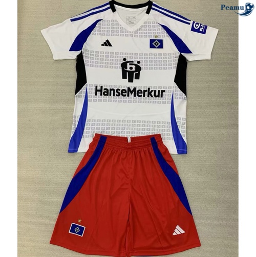 Criar Camisola Futebol Hamburger SV Crianças Principal Equipamento 2024-2025