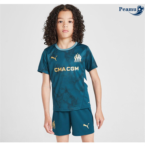 Venda Camisola Futebol Marsella Crianças Alternativa Equipamento 2024-2025