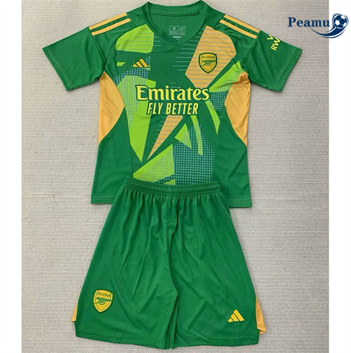 Oferta Camisola Futebol Arsenal Crianças Equipamento goleiro Verde 2024-2025