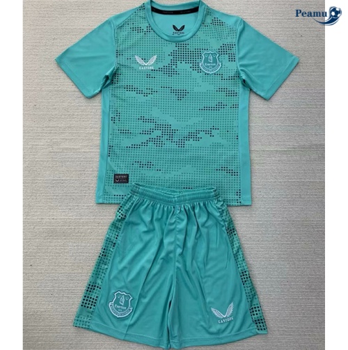 Novo Camisola Futebol Everton Crianças Equipamento Azul 2024-2025