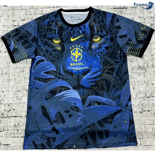 Novas Camisola Futebol Brasil Equipamento edição especial azul/preto 2024-2025
