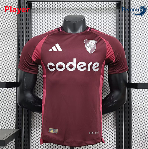 Novo Camisola Futebol River Plate Player Alternativa Equipamento 2024-2025