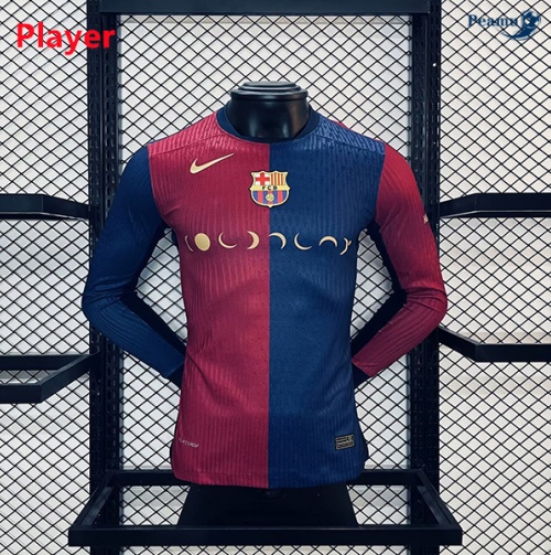 Oferta Camisola Futebol Barcelona Player Equipamento Principal Equipamento edição especial Equipamento Manga comprida 2024-2025