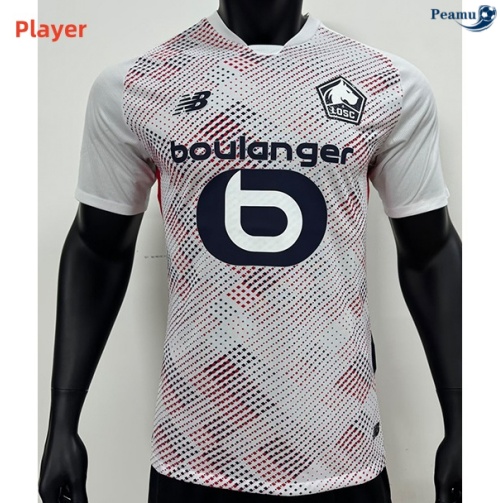 Novas Camisola Futebol Lille OSC Player Alternativa Equipamento 2024-2025