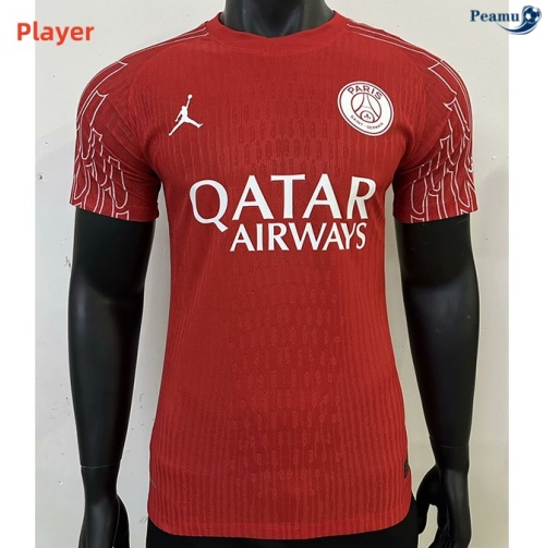 Oferta Camisola Futebol PSG Player Equipamento vermelho 2024-2025