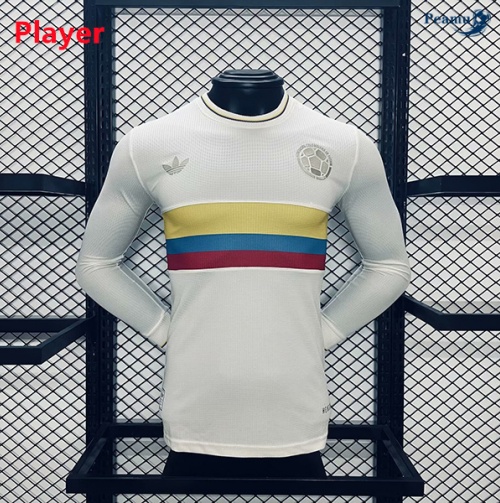Oferta Camisola Futebol Colombia Player Equipamento commemorative Equipamento Manga comprida 2024-2025