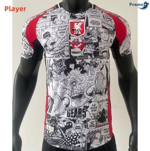 Novo Camisola Futebol Japao Player Equipamento One Piece anime 2024-2025