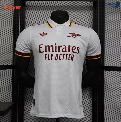 Novos Camisola Futebol Arsenal Player Equipamento Branco 2024-2025