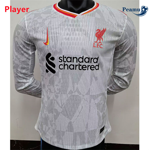 Loja Camisola Futebol Liverpool Terceiro Equipamento Equipamento Manga comprida 2024-2025