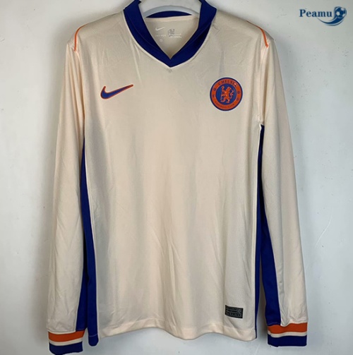 Novos Camisola Futebol Chelsea Alternativa Equipamento Equipamento Manga comprida 2024-2025