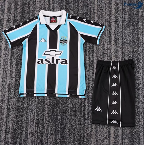 Novas Camisola Futebol Retrô Gremio Crianças Principal Equipamento 2000