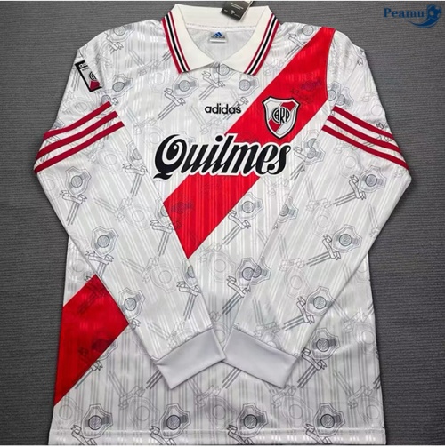 Venda Camisola Futebol Retrô River Plate Equipamento Principal Equipamento Manga comprida 1996-97