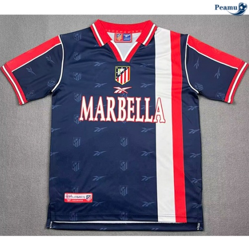 Novo Camisola Futebol Retrô Atletico Madrid Alternativa Equipamento 1998-99