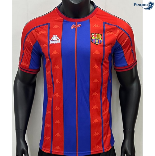 Desconto Camisola Futebol Retrô Barcelona Principal Equipamento 1997-98