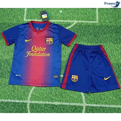 Novo Camisola Futebol Retrô Barcelona Crianças Principal Equipamento 2012-13