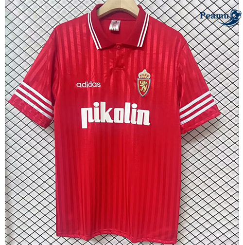 Loja Camisola Futebol Retrô Real Zaragoza Alternativa Equipamento 1995-96