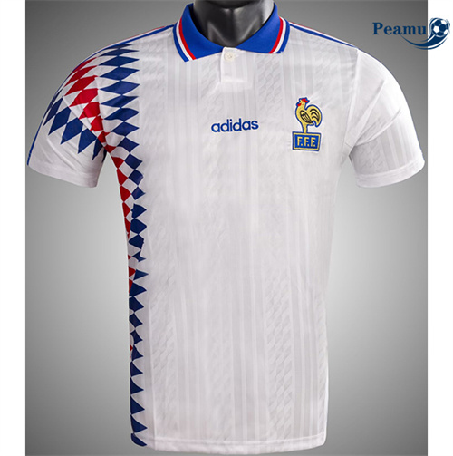 Novas Camisola Futebol Retrô França Alternativa Equipamento 1994