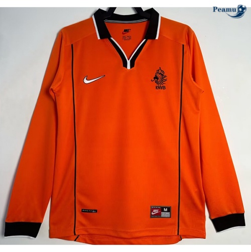 Vender Camisola Futebol Retrô Holanda Principal Equipamento Equipamento Manga comprida 1998