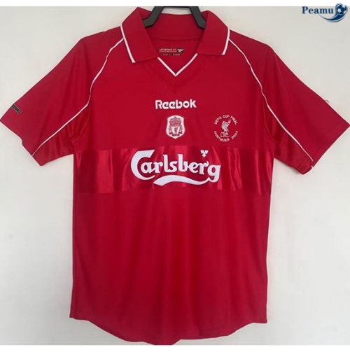Loja Camisola Futebol Retrô Liverpool Principal Equipamento 2000-01