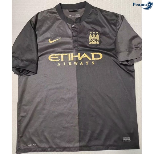 Novos Camisola Futebol Retrô Manchester City Alternativa Equipamento 2013-14