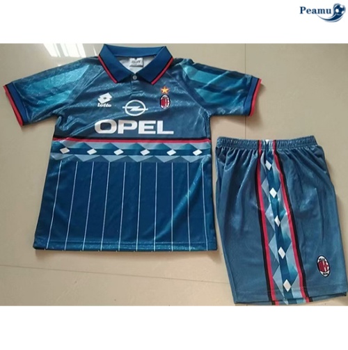 Desconto Camisola Futebol Retrô AC Milan Crianças Alternativa Equipamento 1995-96