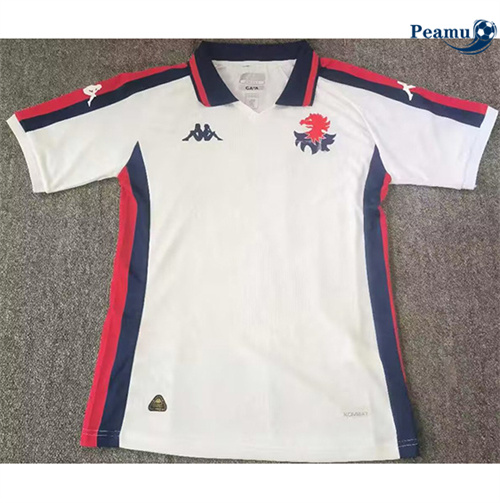 Novas Camisola Futebol Genoa Alternativa Equipamento Branco 2024-2025