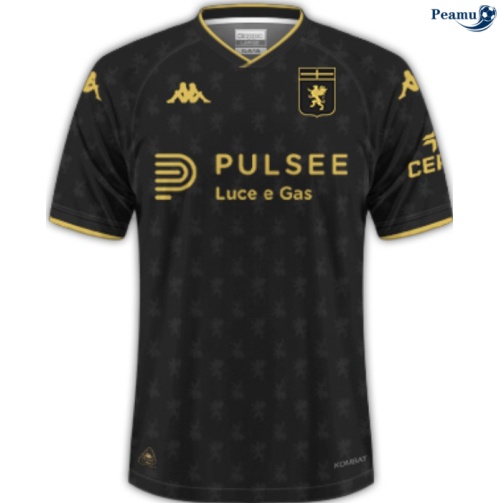 Desconto Camisola Futebol Genoa Terceiro Equipamento preto 2024-2025