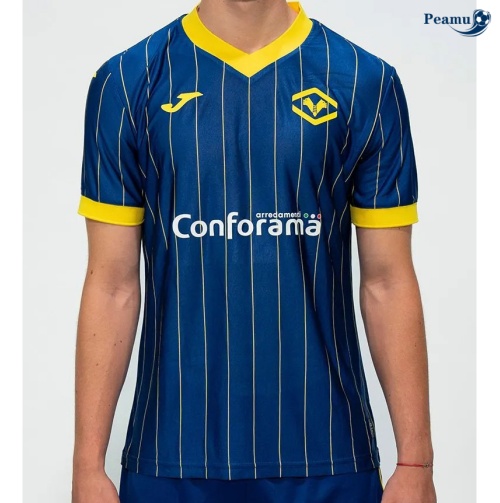 Novo Camisola Futebol Hellas Verona F.C Principal Equipamento Azul 2024-2025