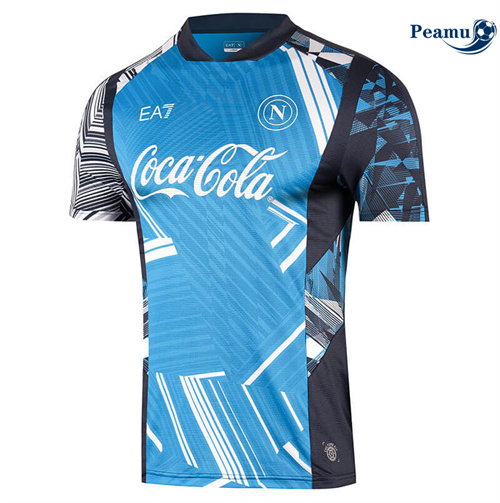 Oferta Camisola Futebol Naples Equipamento Pre-Match azul 2024-2025