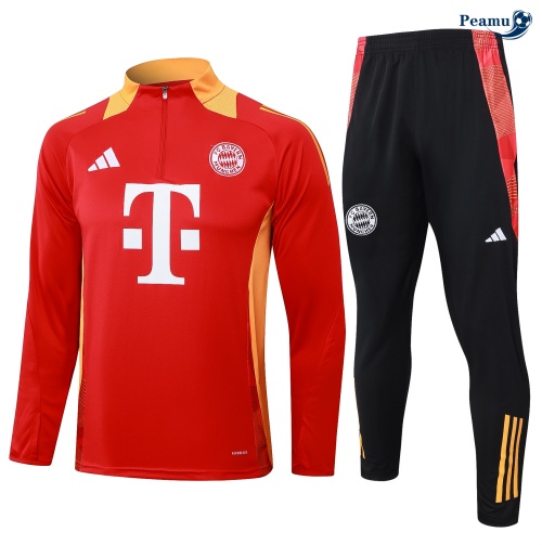 Novo Fato de Treino Bayern de Munique vermelho 2024-2025