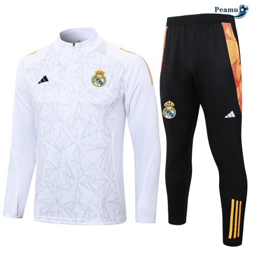 Criar Fato de Treino Real Madrid Branco 2024-2025