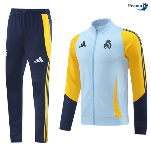 Venda Casaco de Fato de Treino Real Madrid Azul clair 2024-2025