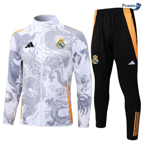 Vender Casaco de Fato de Treino Real Madrid Branco 2024-2025