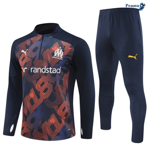 Novos Fato de Treino Marsella azul marinho 2024-2025